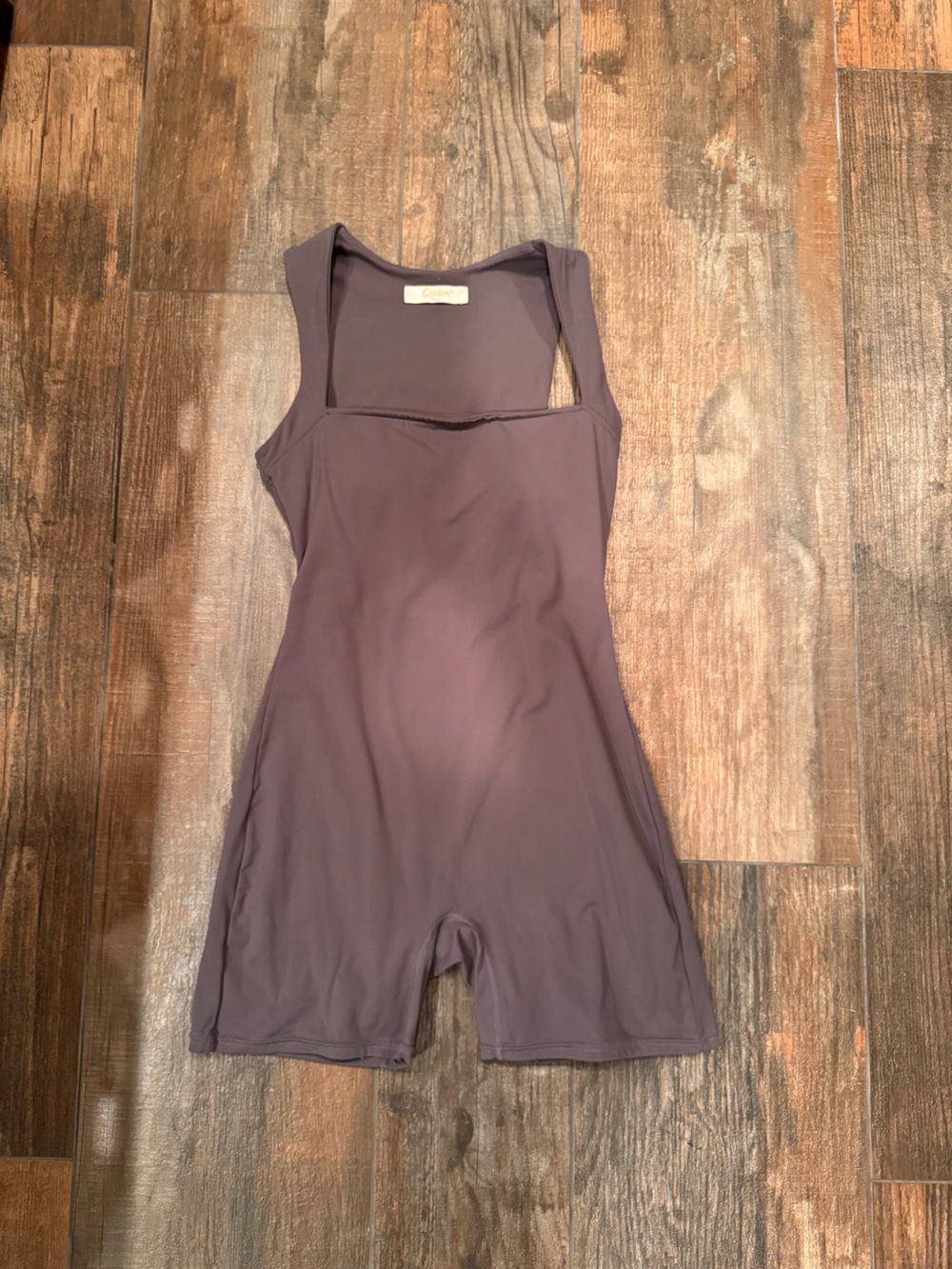 Qinsen Sleeveless Pale Purple Romper